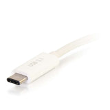 C2G USB-C® to VGA Video Multiport Adapter with Power Delivery up to 60W - White