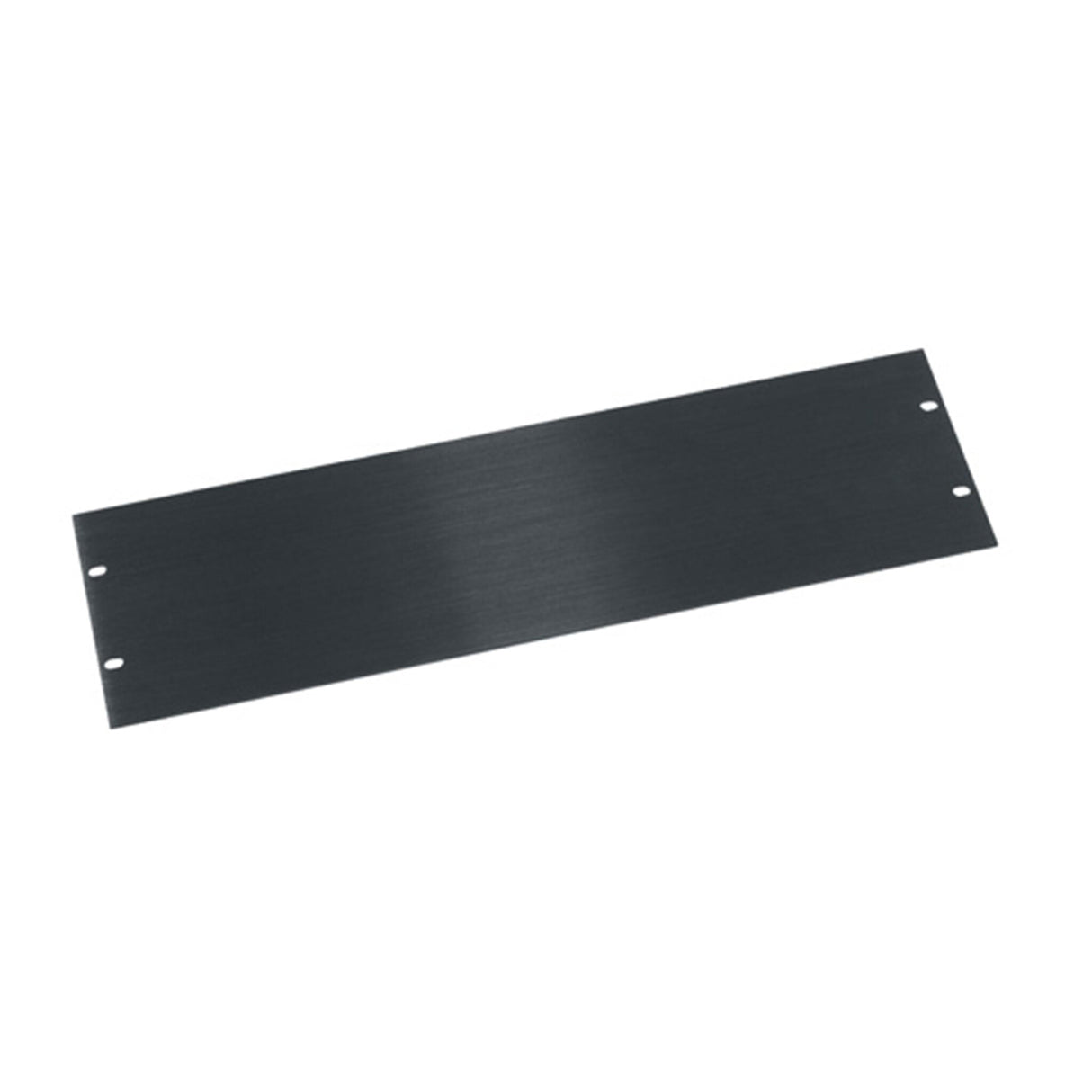 Middle Atlantic 3 RU Flat Blank Rack Panel, Black Brushed and Anodized Aluminum