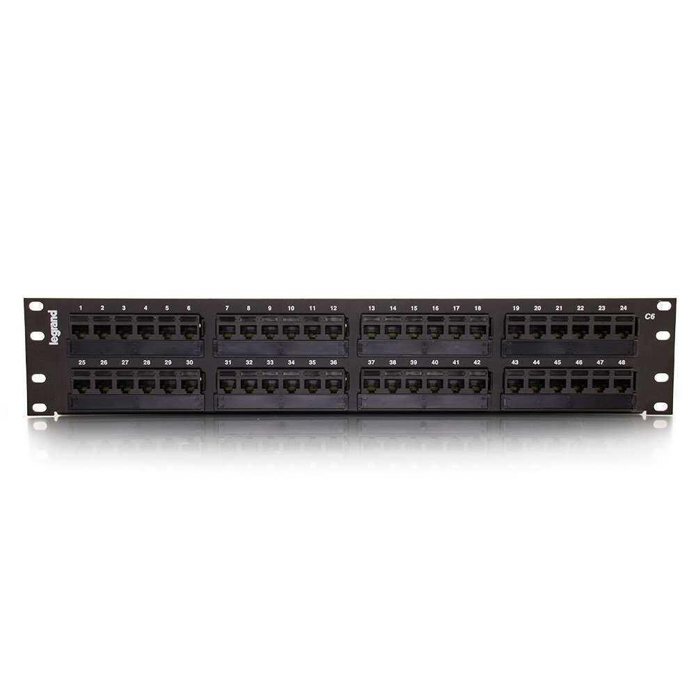 C2G 48-Port Cat6 110-Type Patch Panel