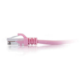 C2G 6" Cat6 networking cable Pink 0.15 m U/UTP (UTP)