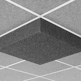 Middle Atlantic Nivo Acoustic Ceiling Tile with 5 inch Drop Profile in Natural Linen, 5 inch Drop, 15/16" Layin