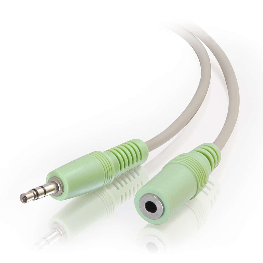 C2G 6ft (1.8m) 3.5mm M/F Stereo Audio Extension Cable (PC-99 Color-Coded) - LIMITED AVAILABILITY