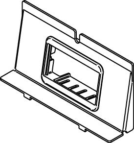 WIREMOLD WTB-2-AB cable tray accessory Cable tray bracket
