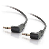 C2G 1.5ft (0.46m) 3.5mm Right Angled M/M Stereo Audio Cable