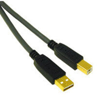 C2G 3m Ultima USB 2.0 A/B Cable USB cable USB A USB B Black