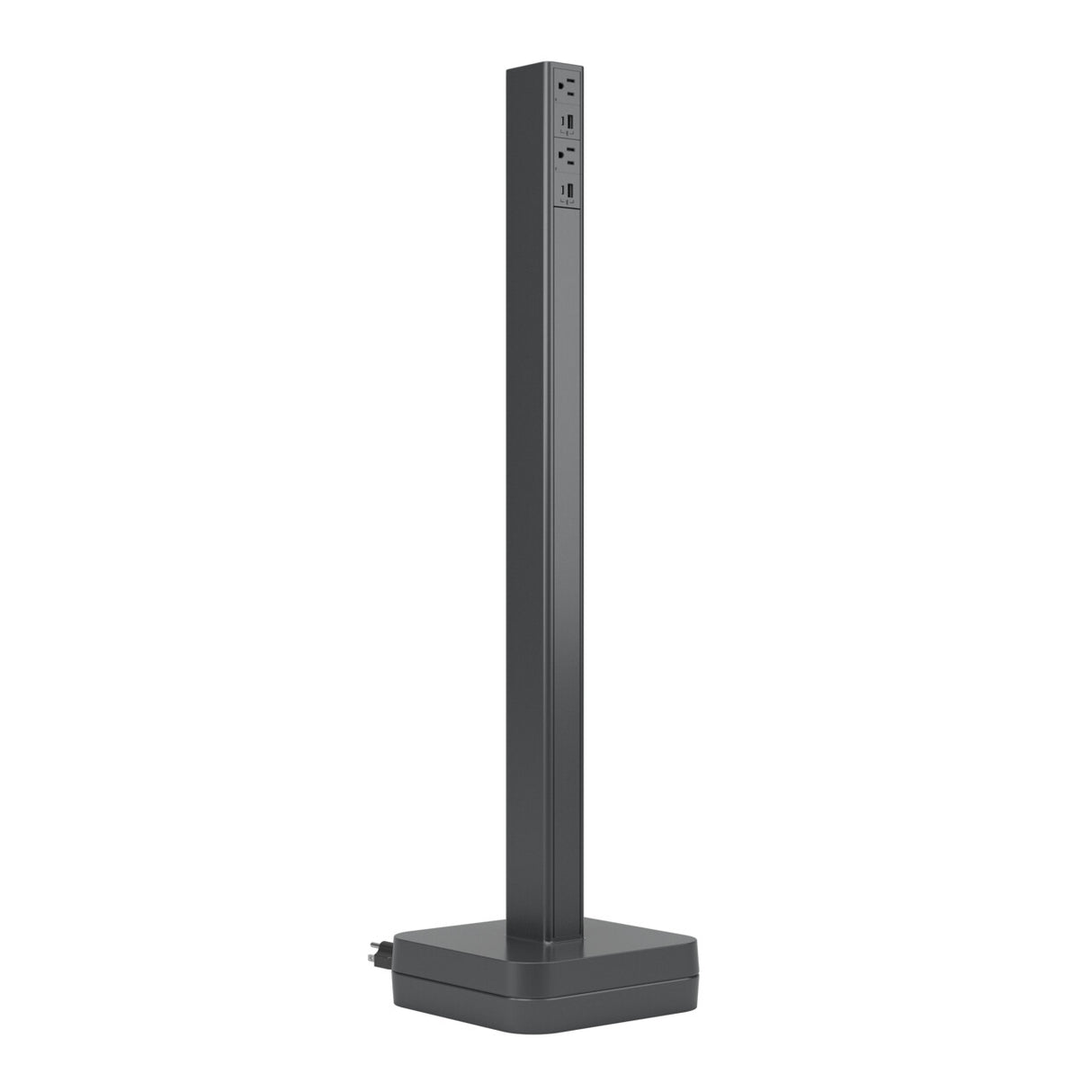 WIREMOLD P4HUHUGR socket-outlet 2x Type B + USB Type A + USB Type-C Graphite