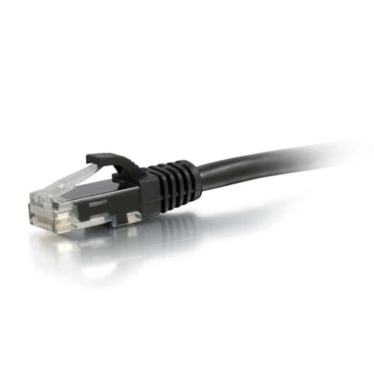 C2G 2ft Cat6a networking cable Black 0.6 m U/UTP (UTP)