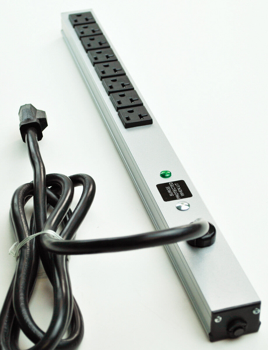 WIREMOLD 2008BCS20R surge protector Black, Grey 8 AC outlet(s) 120 V 1.8 m