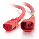 C2G 17523 power cable Red 1.8 m C14 coupler C13 coupler