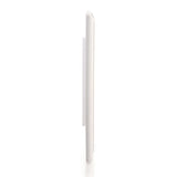 C2G Three Port Keystone Single Gang Wall Plate - White