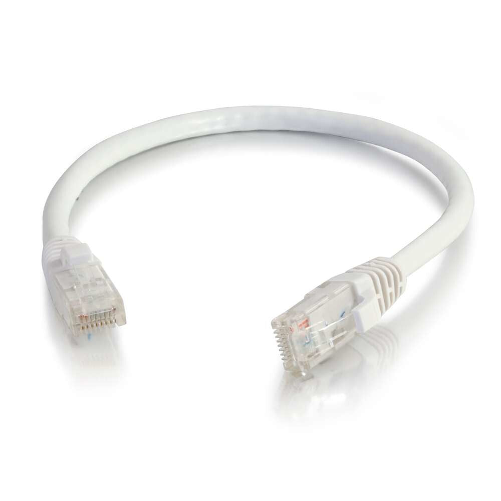 C2G 6" Cat6 networking cable White 0.15 m U/UTP (UTP)