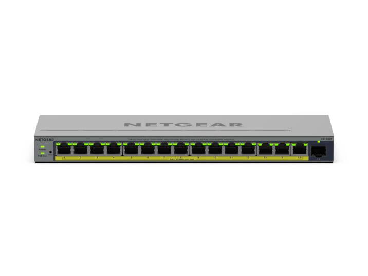 NETGEAR GS116EP Managed L2/L3 Gigabit Ethernet (10/100/1000) Power over Ethernet (PoE) Grey