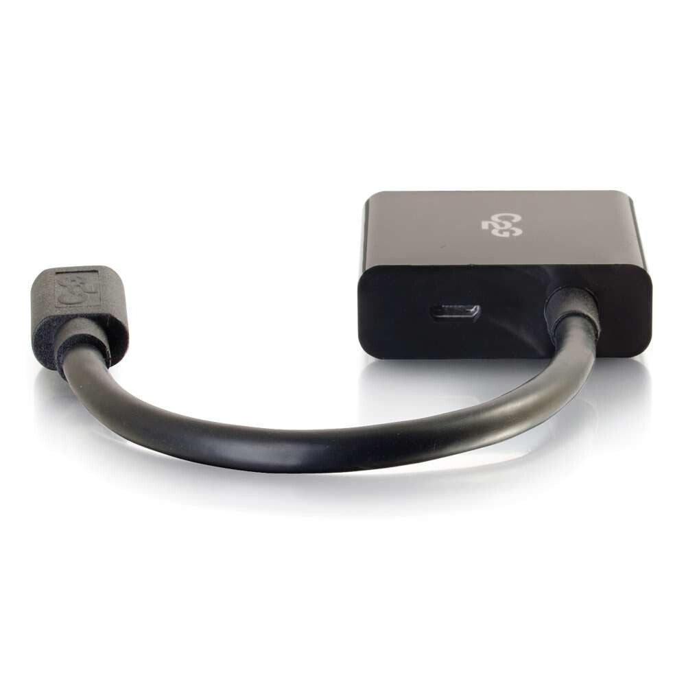 C2G 41353 video cable adapter 0.2032 m Mini-HDMI VGA (D-Sub) Black