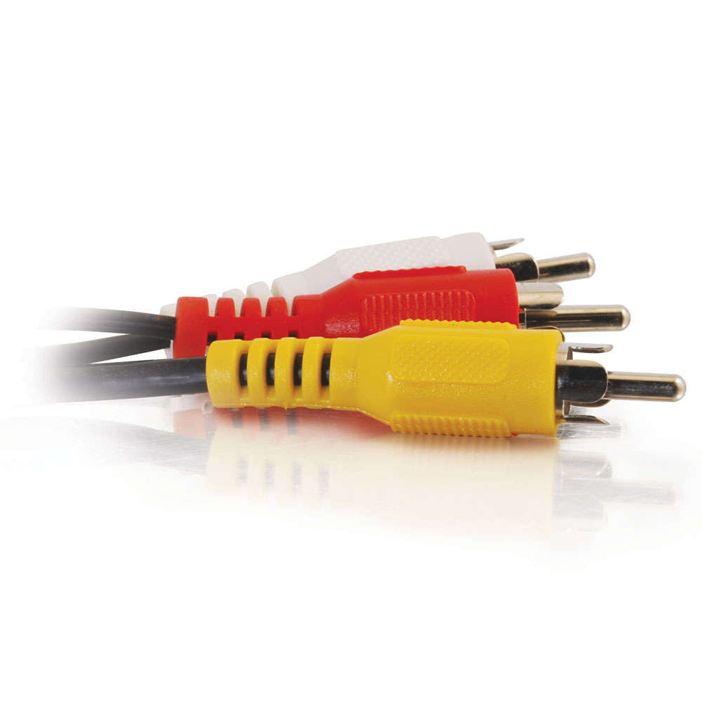C2G 50ft (15.2m) Value SeriesTM Composite Video plus Stereo Audio Cable