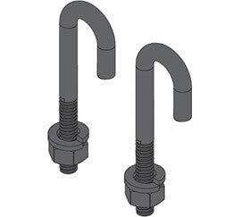 Middle Atlantic Products CLH-JBOLT Black Steel