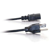C2G 4ft Universal 16 AWG Power Cord (IEC320C13 -> NEMA 5-15P) Black 1.2 m
