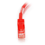 C2G 3ft (0.9m) Cat6 Snagless Unshielded UTP Network Crossover Patch Cable - Red