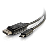 C2G 3ft (0.9m) USB-C to DisplayPortTM Adapter Cable 4K 30Hz - Black