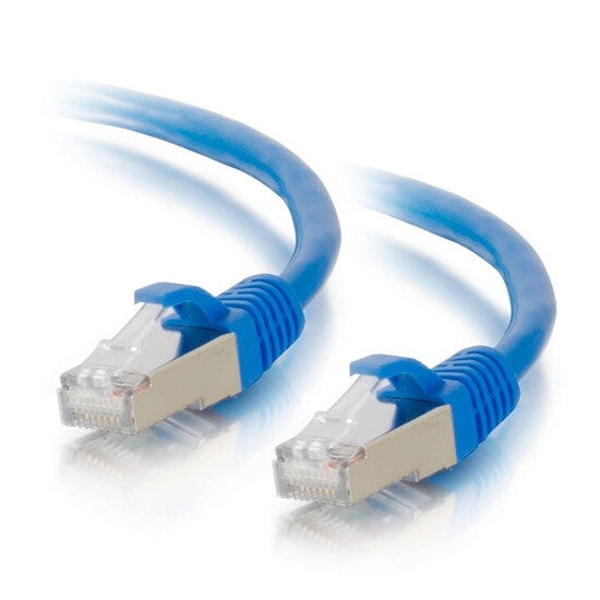 C2G 6ft Cat6a networking cable Blue 1.8 m S/FTP (S-STP)