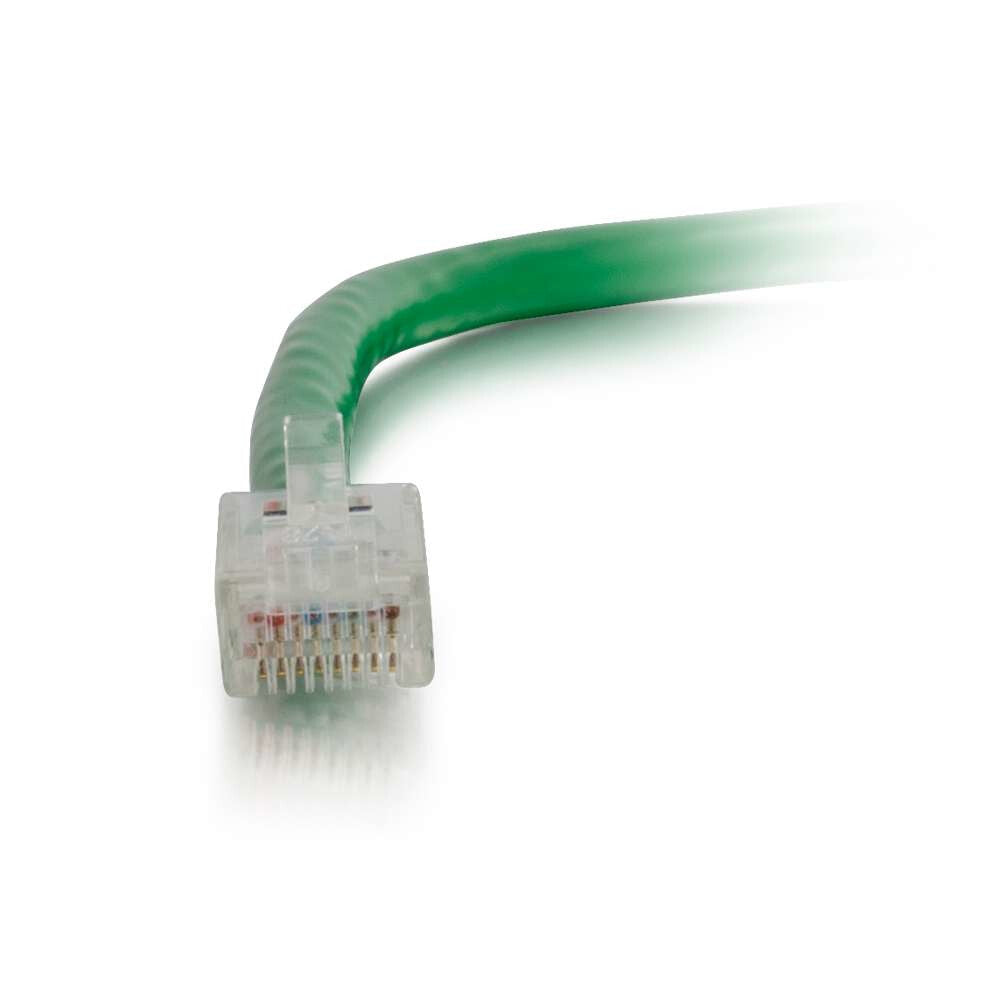 C2G 6" Cat6 networking cable Green 0.15 m U/UTP (UTP)