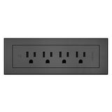 WIREMOLD RD4RBK10 socket-outlet Type B Black