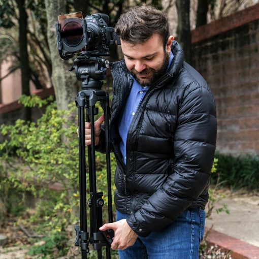 ikan EG08A2 tripod Digital/film cameras 3 leg(s) Black