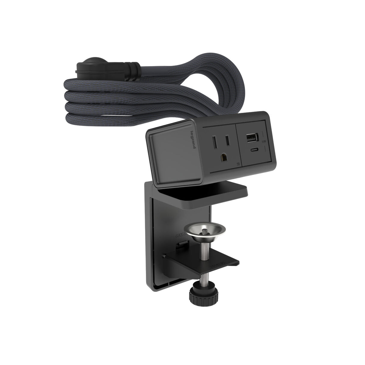 WIREMOLD D2RU6XRGC power extension 1.8 m 1 AC outlet(s) Indoor Graphite