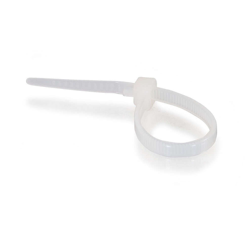 C2G 7.75in Releasable/Reusable Cable Tie Multipack - 50 Pack - White