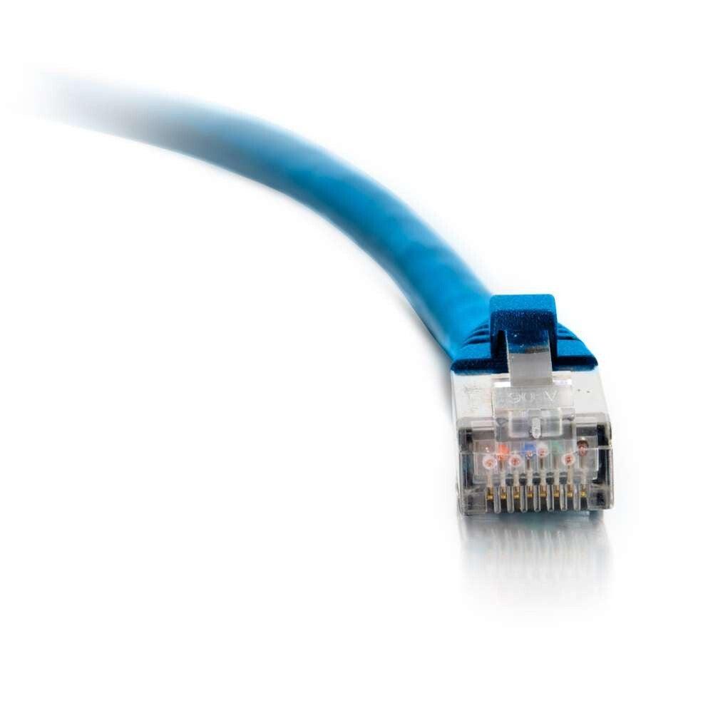 C2G 6ft (1.8m) Cat6a Snagless Shielded STP Ethernet Network Patch Cable - Blue