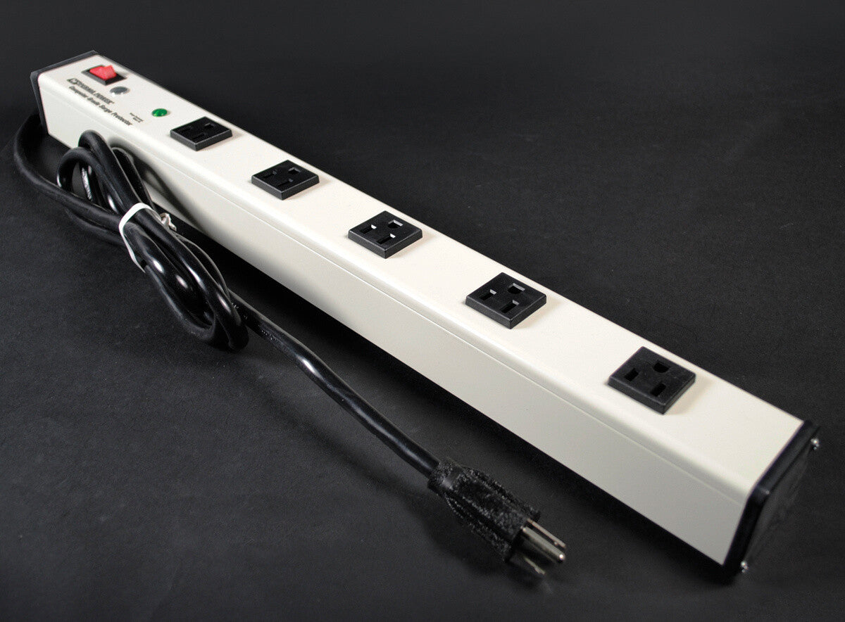 WIREMOLD M5BZ power extension 1.8 m 5 AC outlet(s) Indoor Black, White