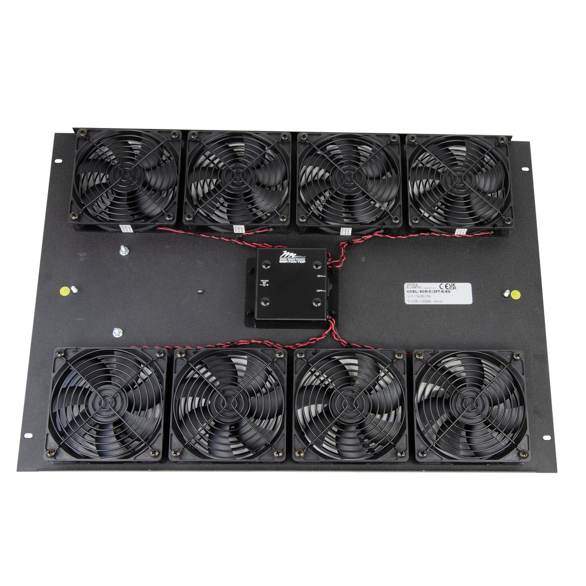 Middle Atlantic 552 CFM BGR Series Fan Top for the European Union