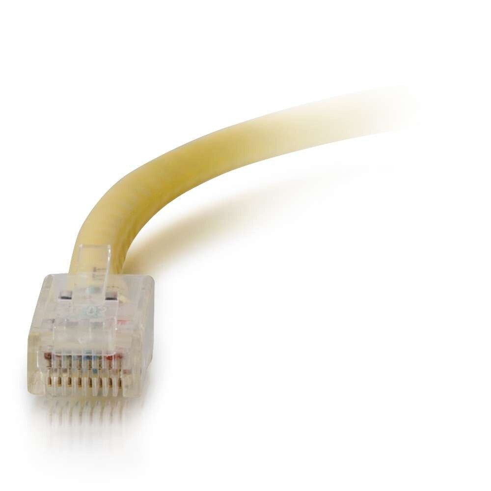 C2G 50ft (15.2m) Cat6 Non-Booted Unshielded UTP Ethernet Network Patch Cable - Yellow