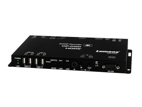 Lumens OIP-D50D video servers/encoder 3840 x 2160 pixels