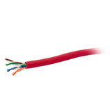 C2G 1000ft Cat5e UTP networking cable Red 304.5 m U/UTP (UTP)