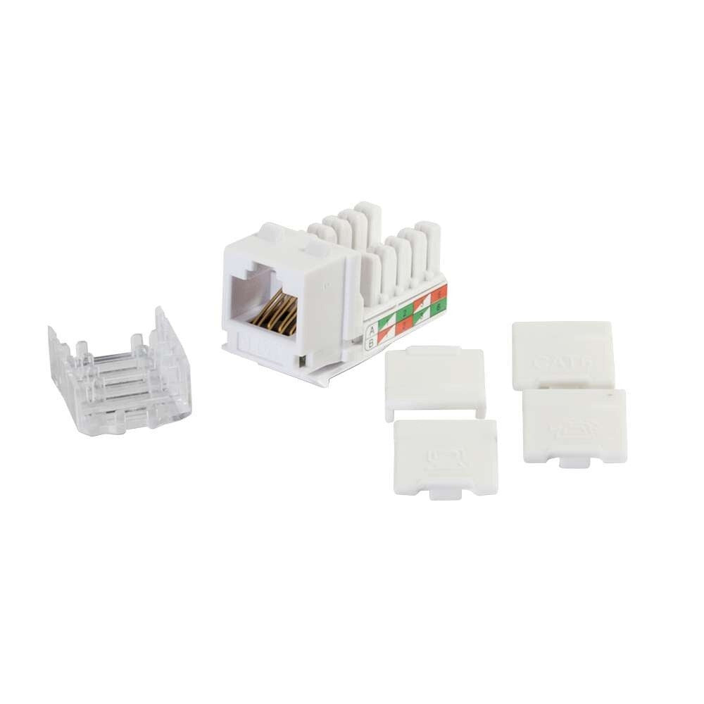 C2G Cat6 RJ45 UTP Keystone Jack - White