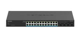 NETGEAR MS324TXUP Managed L2/L2+ 2.5G Ethernet (100/1000/2500) Power over Ethernet (PoE) 1U Black