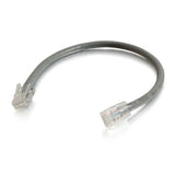 C2G 0.5ft (0.15m) Cat6 Non-Booted Unshielded UTP Ethernet Network Patch Cable - Gray