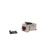 C2G 90° Cat6 RJ45 UTP Shielded Keystone Jack - Silver