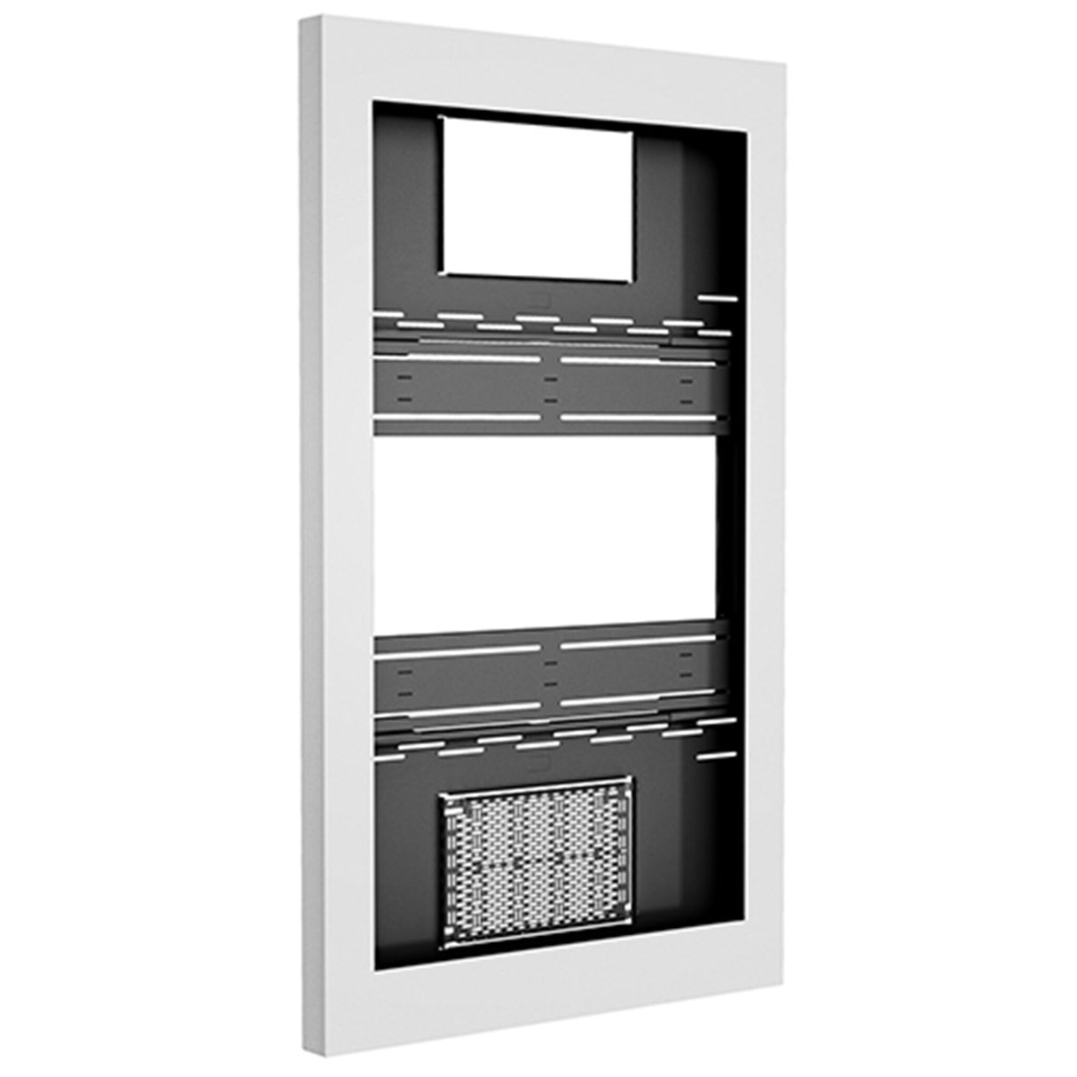 Chief ImpactTM On-Wall Kiosk - Portrait 65 Inch White