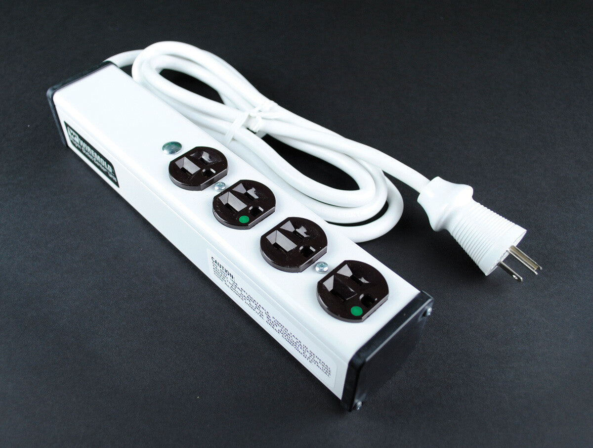 WIREMOLD ULBH4-6 power extension 1.8 m 4 AC outlet(s) Indoor White