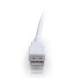 C2G 9.8ft (3m) USB 2.0 A Male to A Female Extension Cable - White