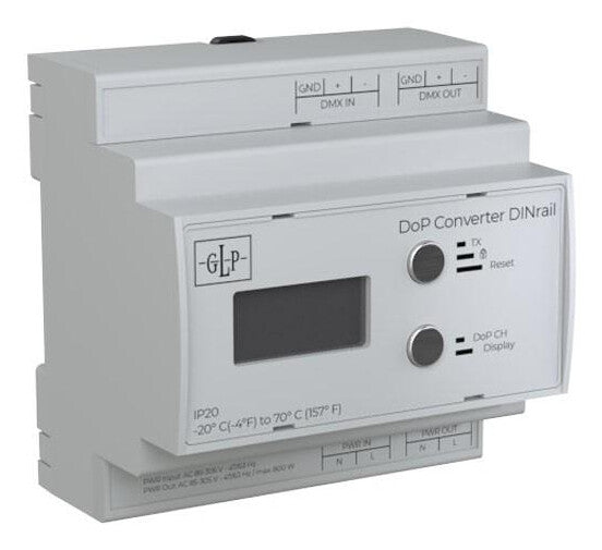 GLP DoP Converter TX512/RX024 DINrail