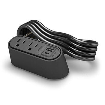 WIREMOLD DESKTOP POWER AND CHARGER, 2TAMPER-RESISTANT POWEROUTLETS + ONE (1)