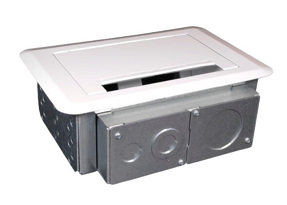 WIREMOLD EFSB4 outlet box Silver, White