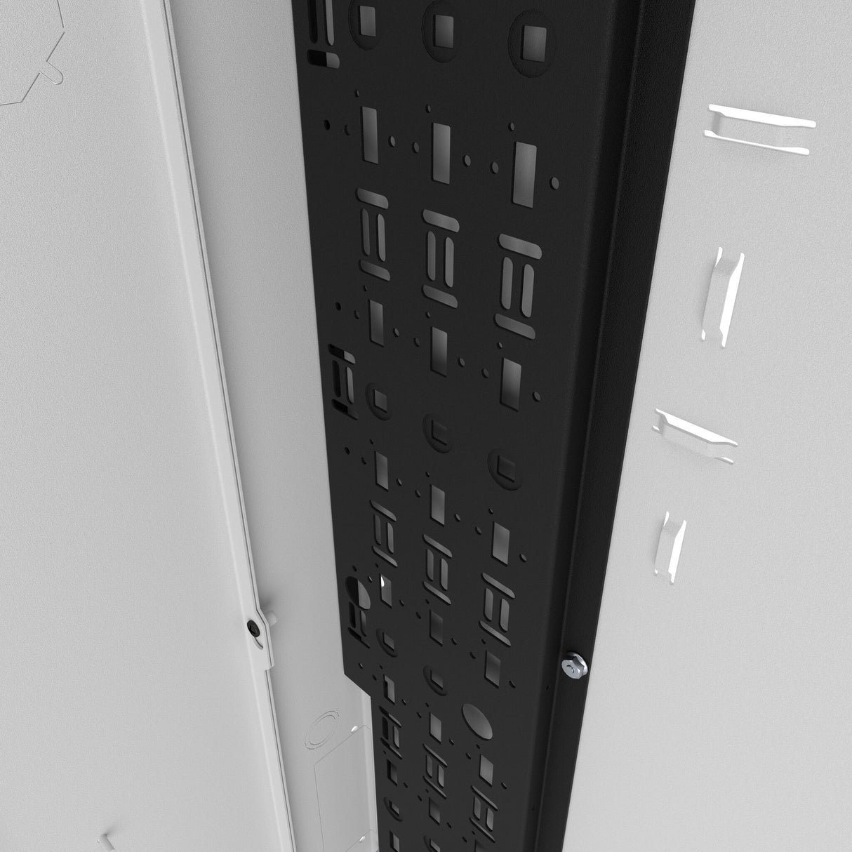 Middle Atlantic VWM Series Back Pan for Solid Door, 42" High x 16" Deep - White