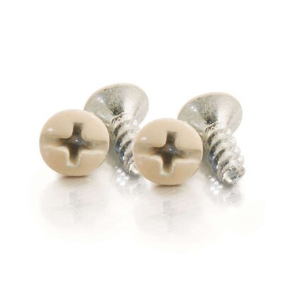 C2G Decorative Dual Gang Wall Plate - White