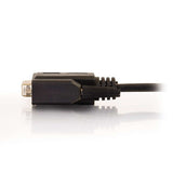 C2G 6ft (1.8m) DB9 F/F Serial RS232 Null Modem Cable - Black