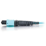 C2G 15m, 2xMPO InfiniBand/fibre optic cable MPO OFNR Turquoise
