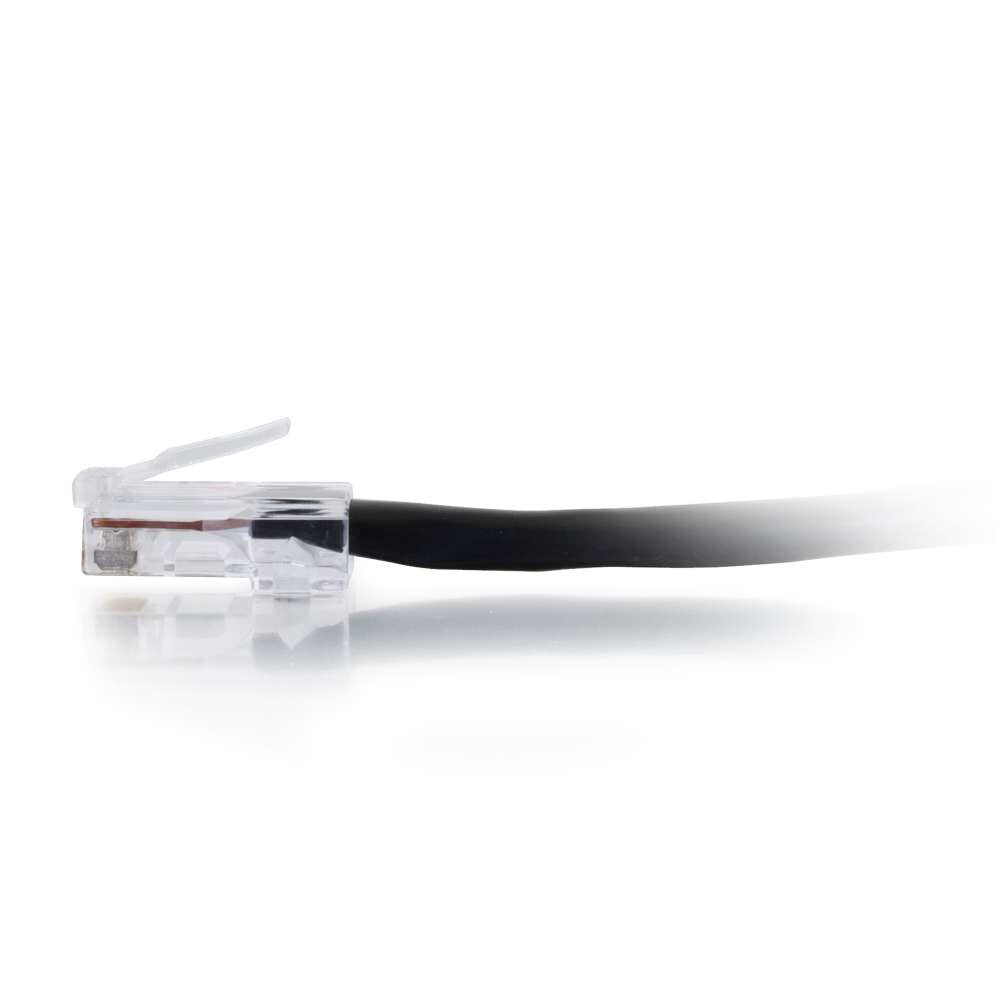 C2G 6" Cat6 networking cable Black 0.15 m U/UTP (UTP)