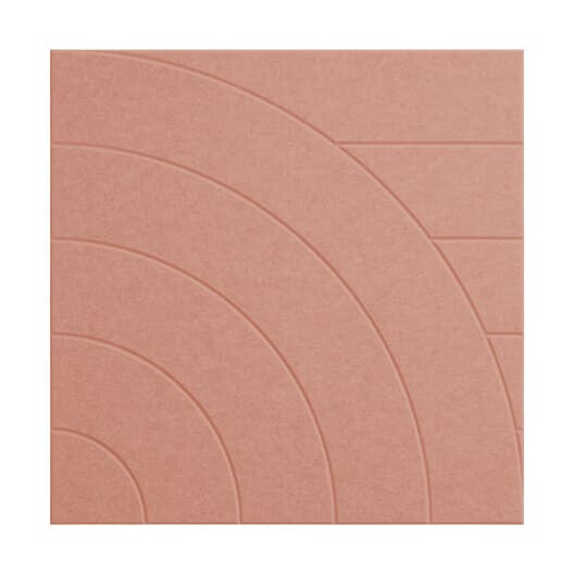 Middle Atlantic Products Focal Point TruTile Acoustic Wall Panel in Charcoal Gray, Wide Arc